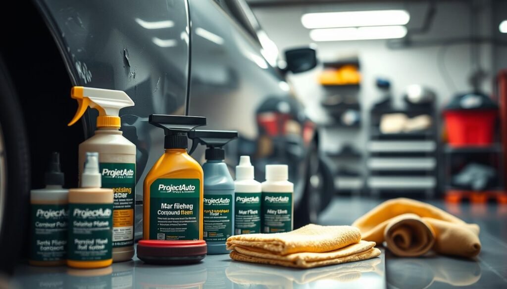 車身輕微划痕臨時修復：洗車用品與微磨劑配方