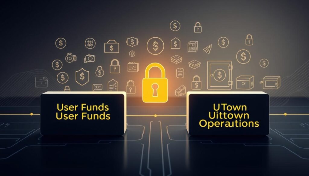 資金安全分離存管示意圖 資金安全分離存管示意圖